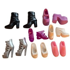 Y2K vtg barbie shoe Lot 2000s heels wedges platform boots sneakers preppy‎ party